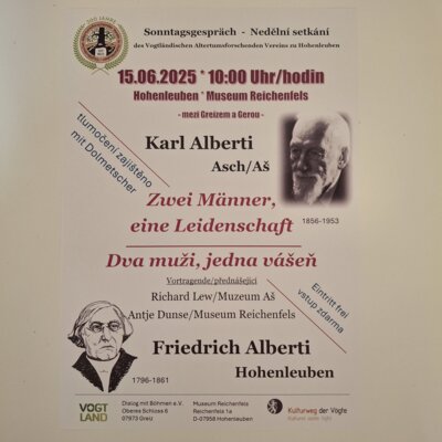 Plakat zum Sonntagsgespräch im Juni