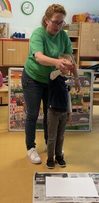 Meldung: Verkehrserziehung im Kindergarten Hegelstraße für die Einschulungskinder 2025