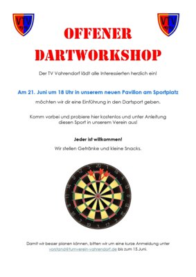 Offener Dartworkshop