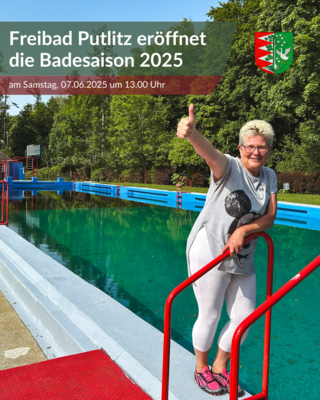 Freibad Putlitz Badesaison 2025 (Bild vergrößern)