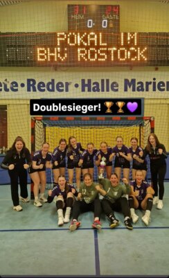 Meldung: Bezirksliga und Pokal konnten die Handballerinnen des HSG für sich entscheiden