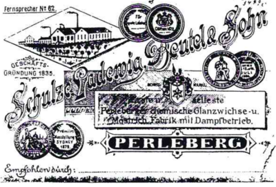 Abbildung: Archiv Stadt- und Regionalmuseum Perleberg | Anzeige des Unternehmens Schulze, Ladewig, Beutel & Sohn.