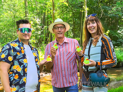 Die Ente macht Urlaub: Das Team Pritzwalk um Bürgermeister Dr. Ronald Thiel freut sich auf Urlaubsbilder. Foto: Stadt Pritzwalk (Bild vergrößern)
