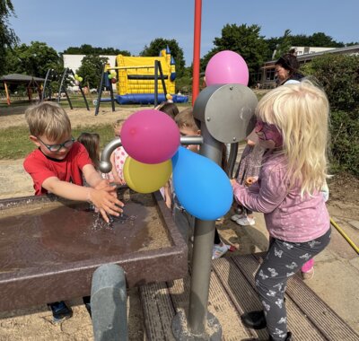 Matsch-Anlage für die Kita Waldring