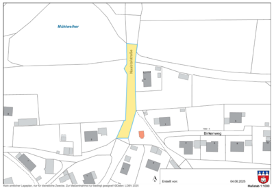 Update: Straßen-, Wasserleitungs- und Kanalarbeiten im Ortsteil Witzlasreuth: Vollsperrung Naabtalstraße (Bild vergrößern)