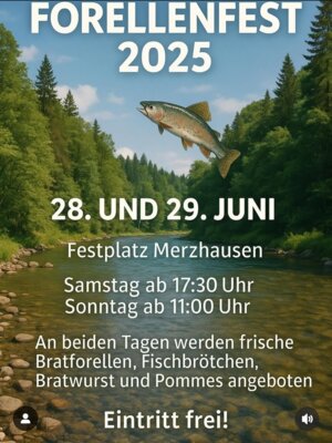 Forellenfest am 28. und 29. Juni 2025