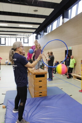 Kremmener Sportverein e.V. - hier ein Archivbild vom Kinderturnen (Tag der offenen Tür, kleine Turnhalle 2024)