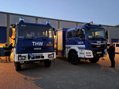 Besuch der FF Jübek beim THW Ortsverband Schleswig