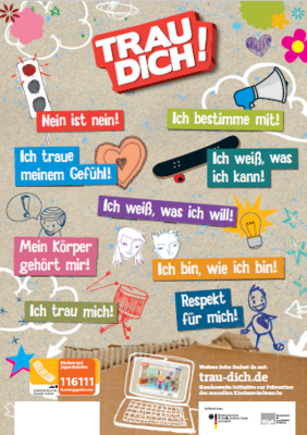 Trau dich - Anlaufstellen für Kinder und Jugendliche