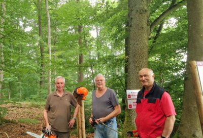 Als Limestrio waren  Volker Stockenhofen aus Miehlen, Uwe Hegner und Arnd Witzky aus Bettendorf im Pfarrhofen in Sachen "3 KR"  aktiv