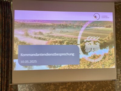 Meldung: Kommandantendienstbesprechung am Titisee