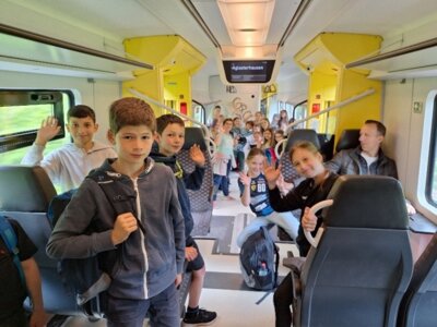 Der Ausflug der Klassen 4a und 4c zum Konzert ,,Der Zauberlehrling“
