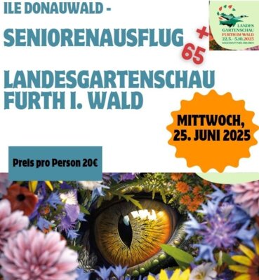 Abfahrtszeiten für die ILE-Seniorenfahrt zur Landesgartenschau