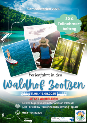Ferienfahrt in den Sommerferien (Bild vergrößern)