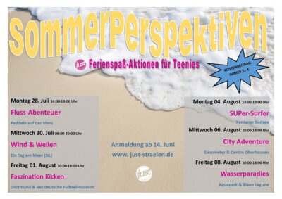 Meldung: Sommerperspektiven - Ferienspaß-Ausflüge für Teenies 2025