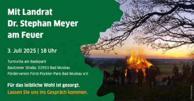 Meldung: Lagerfeuergespräch mit Landrat Dr. Stephan Meyer