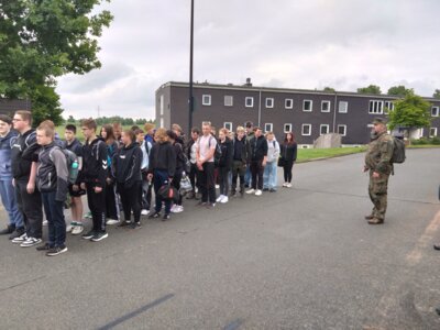 Berufsorientierung mal anders: Besuch bei der Bundeswehr in Frankenberg