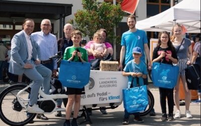 Erfolgreicher Radaktionstag in Zusmarshausen - Auftaktveranstaltung der STADTRADELN-Kampagne (Bild vergrößern)