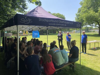 Siegerehrung des Sportabzeichenwettbewerbs 2024 der Oberhausener Schulen
