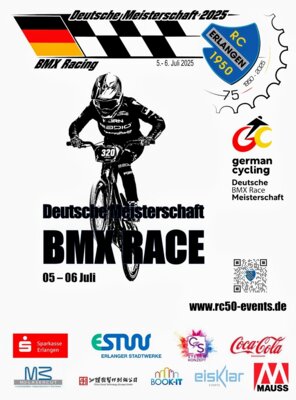 Deutsche BMX-Race Meisterschaft 2025 in Erlangen (Bild vergrößern)