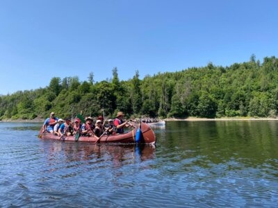 Sommerwanderung mal anders: Mit dem Kanu über den Bleilochstausee