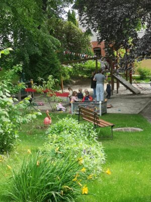 Große Freude: Neue Rollerbahn und Spielgarten in der Villa Kunterbunt eröffnet! (Bild vergrößern)