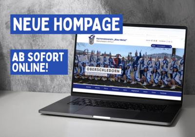 Meldung: � Unsere neue Homepage ist online! �