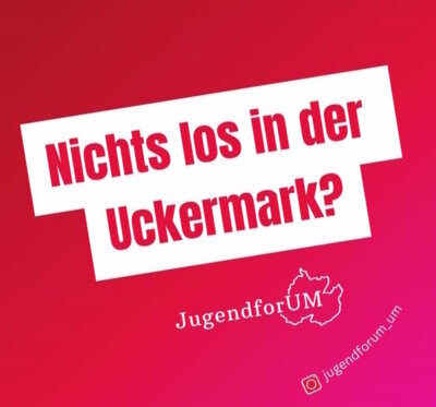 Meldung: Förderaufruf des Jugendforums Uckermark