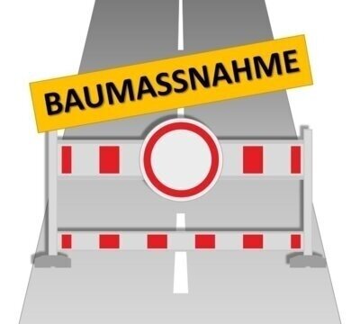 Symbolbild Straßensperrung (Bild vergr&ouml;&szlig;ern)