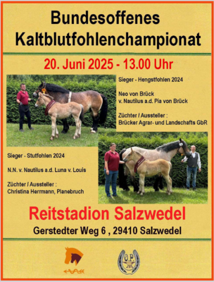 Bundesoffenes Kaltblutchampionat in Salzwedel