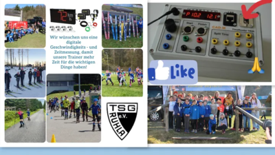 Foto zur Meldung: Spendenaktion für die TSG Ruhla e.V. Abt. Wintersport WSC 07 –Gemeinsam Zeit gewinnen