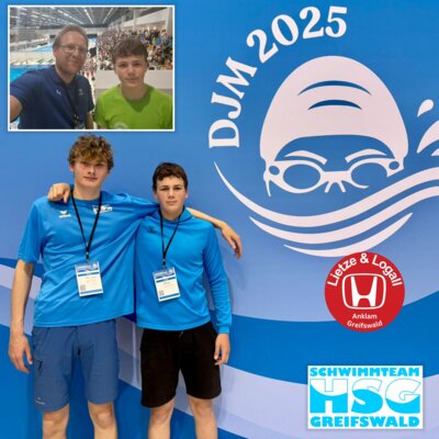 HSG Schwimmteam erfolgreich bei der DJM und Wittenberg