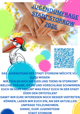 Flyer Jugendumfrage 2025 (Bild vergrößern)