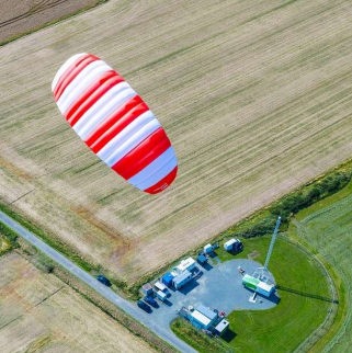 SkySails in Aktion (Bild vergrößern)