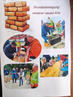 Grundsteinlegung der neuen Kita in Sülstorf am 10.Juni 2025