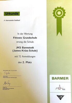Foto zur Meldung: 2. Platz: Fitteste Grundschule