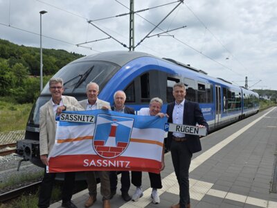 Mit dem Sonderzug für die Zukunft Vorpommerns