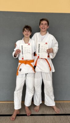 Meldung: Zwei neue Ju-Jutsu-Orangegurte in Egestorf