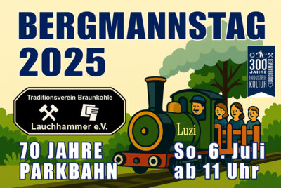 Meldung: 70. Parkbahngeburtstag zum Bergmannstag im Schlosspark