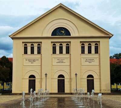 Achtung Baustelle! Zugang zur St. Nicolai-Kirche nur über den Nicolaiplatz