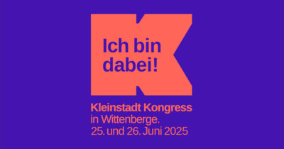 Kleinstadtkongress startet heute - viele Angebote für Wittenberger (Bild vergrößern)