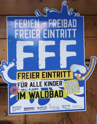 Meldung: FFF Ferien Freibad Freier Eintritt