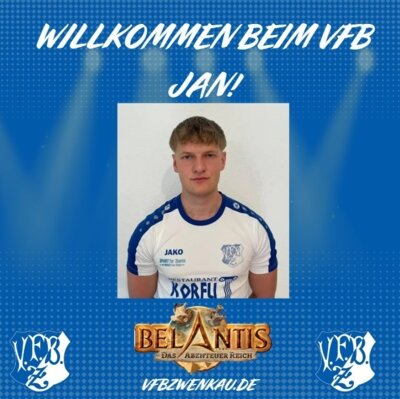 Meldung: � Willkommen beim VfB, Jan! ⚽