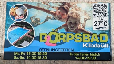 Neues Werbeschild (Bild vergrößern)