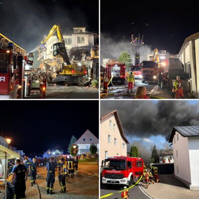 Brand in Fichtelberg