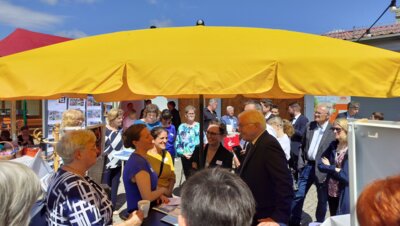 Foto zur Meldung: Bundespräsident zu Gast in der Region