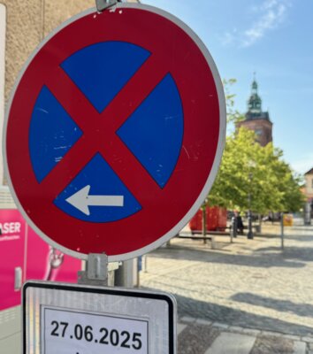 Verkehrsinformation zum Stadtfest