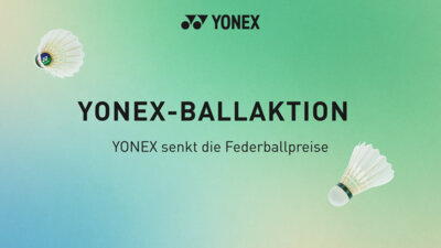 YONEX senkt die Preise für Federbälle (Bild vergr&ouml;&szlig;ern)