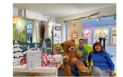 Der Kinderschutzbund Wiesloch wünschte Frau Graff und ihren Mitarbeiter*Innen wie auch den Spender*Innen frohe und besinnliche Weihnachtsfeiertage und ein friedliches Neues Jahr. (Bild vergr&ouml;&szlig;ern)