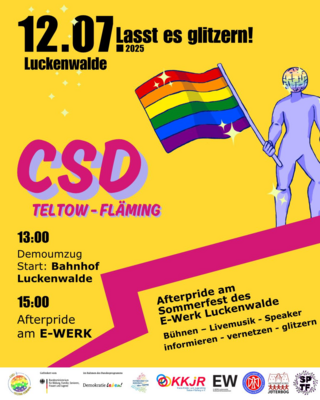 Meldung: Erster Christopher Street Day in Teltow-Fläming